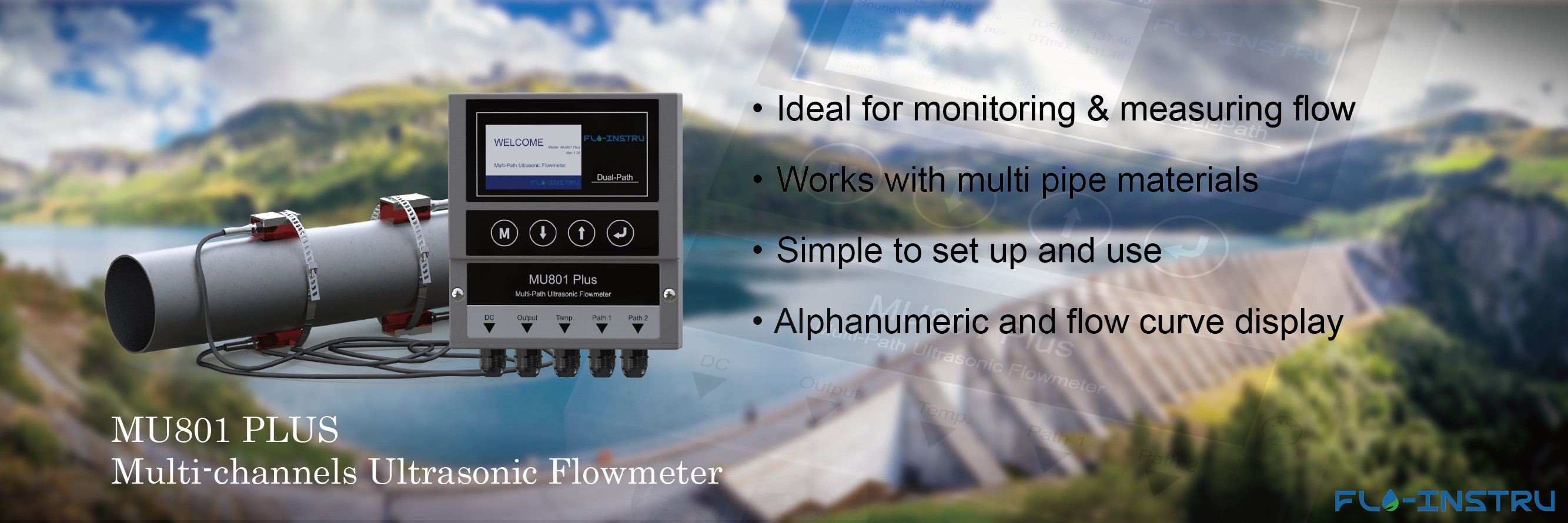 गुणवत्ता क्लैंप-ऑन अल्ट्रासोनिक फ्लोमीटर कारखाना