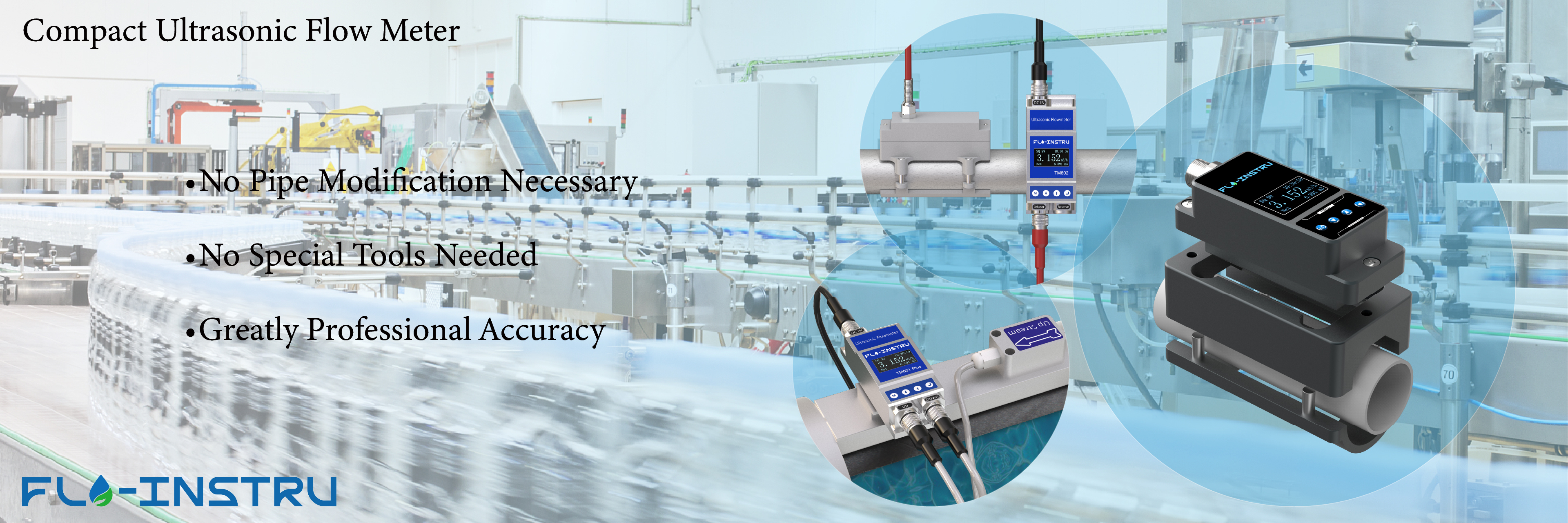 गुणवत्ता क्लैंप-ऑन अल्ट्रासोनिक फ्लोमीटर कारखाना